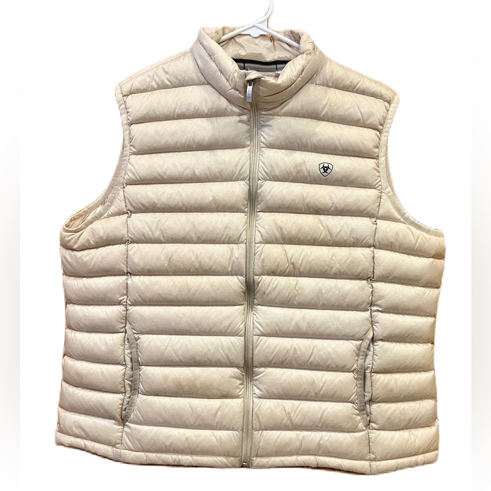 Ariat Ideal Down Women’s Vest Size XXL in Cream BNWOT